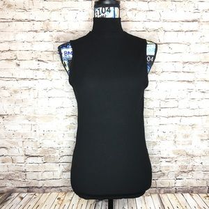ATHLETA Women’s Black Knitted Sleeveless Shirt